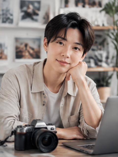 YouTuber 創作工作室風風格示意